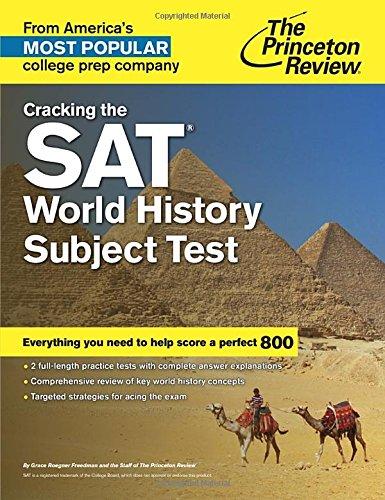 Cracking the SAT World History Subject Test (College Test Preparation)