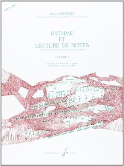 Rythme et Lecture de Notes, Volume 3 : A l'usage des élèves de 3è année de formation musicale (IM3)