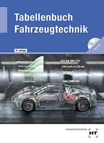 Tabellenbuch Fahrzeugtechnik