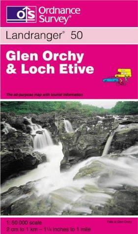 Glen Orchy and Loch Etive (Landranger Maps)