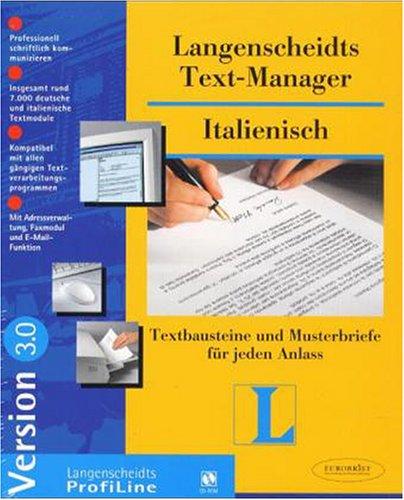 Langenscheidts Text-Manager Italienisch