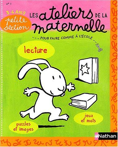 Lecture, puzzles et phrases, jeux et mots : petite section, 3-4 ans