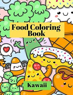 Axente Riciños: Cute and funny coloring pages for kids with cupcakes, French fries, pizza, ice cream and much more (INFANTIL E XUVENIL - PEQUENO MERLÍN - Albums)