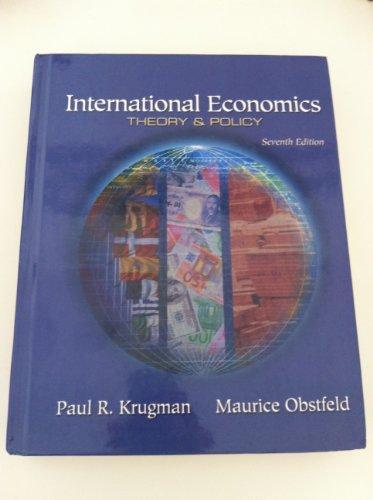 International Economics: Theory And Policy