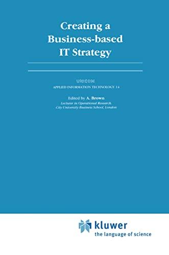 Creating a Business-based IT Strategy: UNICOM Applied Information Technology 14