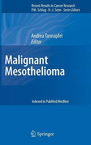 Malignant Mesothelioma (Recent Results in Cancer Research, Band 189)