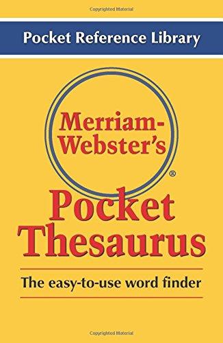 Merriam-Webster's Pocket Thesaurus (Pocket Reference Library)