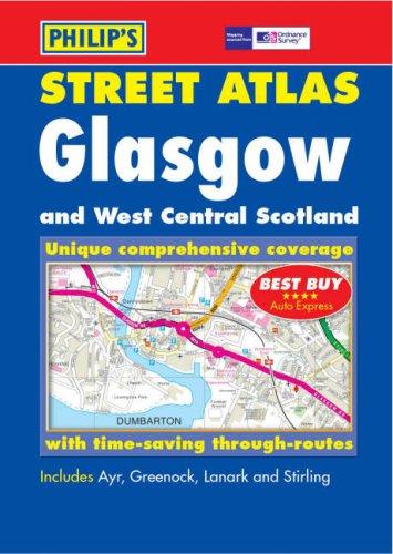 Philip's Street Atlas Glasgow and West Central Scotland: Pocket