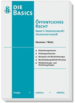 11100 - Skript Basics - Öffentliches Recht I - Verfassungsrecht / Staatshaftungsrecht (Skripten - Öffentliches Recht): knapp - präzise - effektiv