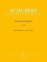 Die schöne Müllerin op. 25 D 795 (Tiefe Stimme). Singpartitur, BÄRENREITER URTEXT