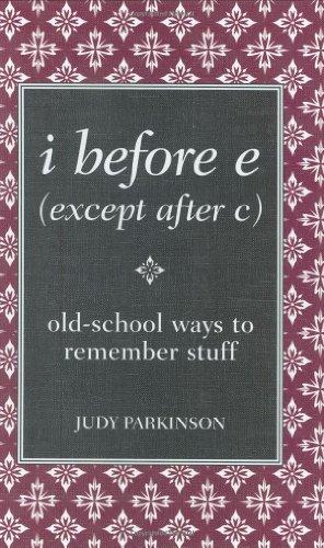 i before e (except after c) (Blackboard Books)