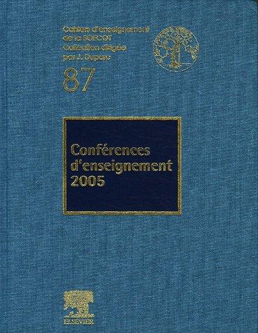 Conférences d'enseignement 2005