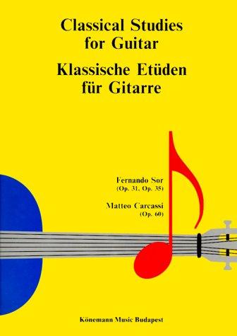 Klassische Etüden für Gitarre (Partitions Solo)