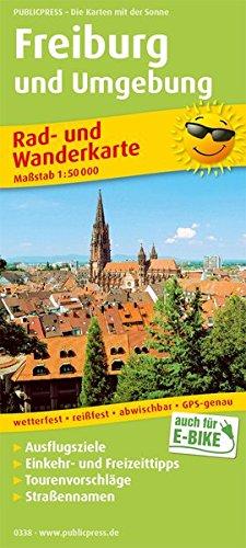 Freiburg und Umgebung: Rad- und Wanderkarte mit Ausflugszielen, Einkehr- & Freizeittipps, wetterfest, reissfest, abwischbar, GPS-genau. 1:50000 (Rad- und Wanderkarte / RuWK)