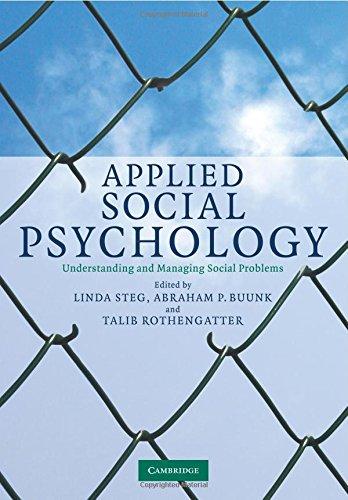 Applied Social Psychology: Understanding and Managing Social Problems