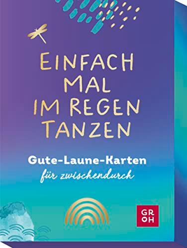 Einfach mal im Regen tanzen: Gute-Laune-Karten für zwischendurch