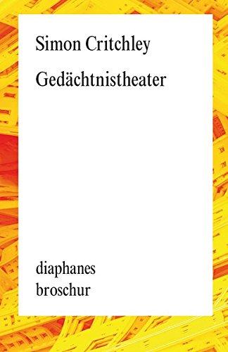 Gedächtnistheater (DIAPHANES FORWARD FICTION)