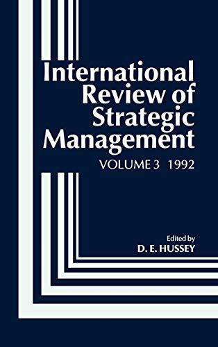 International Review Strategic (International Review of Strategic Management)