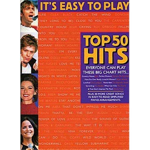 It's Easy To Play Top 50 Hits 4. Partitions pour Piano, Chant et Guitare(Symboles d'Accords)