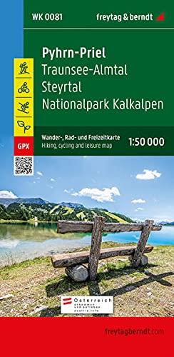 Pyhrn-Priel, Wander-, Rad- und Freizeitkarte 1:50.000, freytag & berndt, WK 0081: Traunsee-Almtal - Steyrtal - Nationalpark Kalkalpen, mit Infoguide, ... (freytag & berndt Wander-Rad-Freizeitkarten)