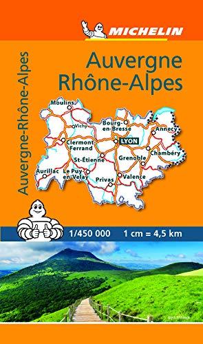 Mini Carte Auvergne Rhone Alpes Michelin (CARTES (7625))