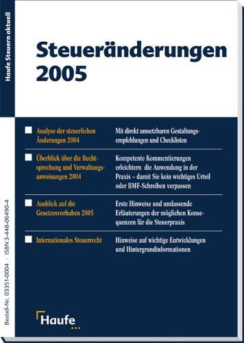 Steueränderungen 2005