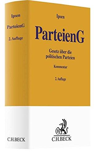 Parteiengesetz (Gelbe Erläuterungsbücher)