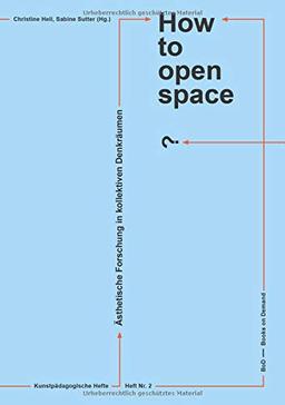 How to open space?: Ästhetische Forschung in kollektiven Denkräumen (Kunstpädagogische Hefte. Sammlungen und Dokumentationen aus der Hochschularbeit im Fach Kunst)