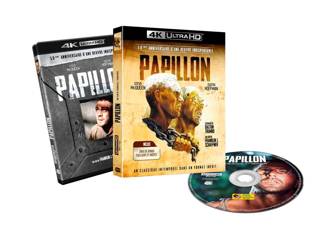 Papillon 4k ultra hd [Blu-ray] [FR Import]