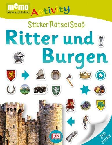 memo Activity. StickerRätselSpaß: Ritter und Burgen