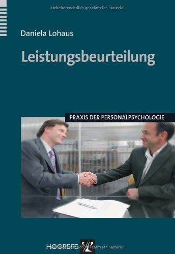 Leistungsbeurteilung: Praxis der Personalpsychologie