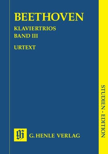 Klaviertrios Band 3. Studien-Edition