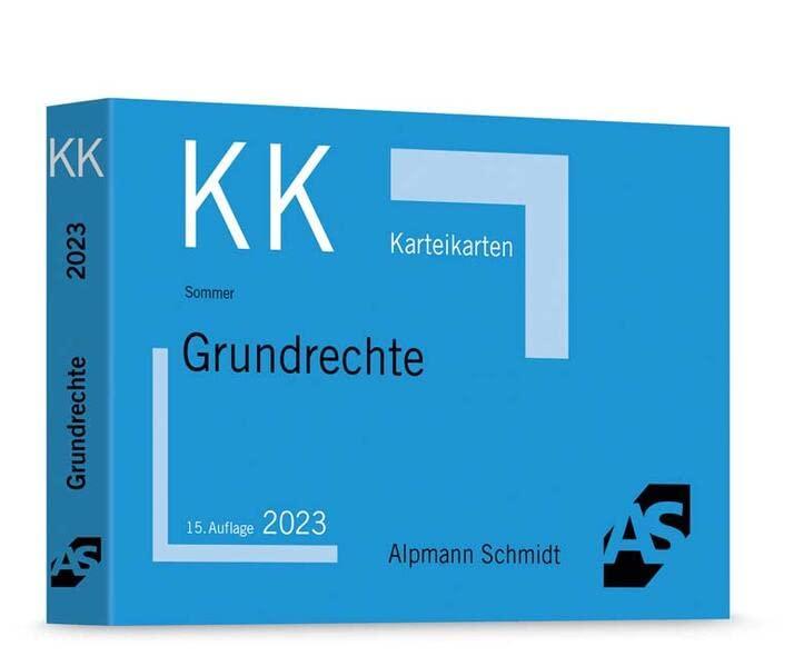 Karteikarten Grundrechte (Karteikarten Öffentliches Recht)