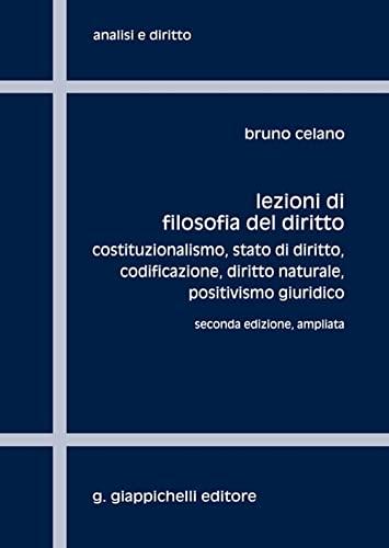 Lezioni di filosofia del diritto. Costituzionalismo, Stato di diritto, codificazione, positivismo giuridico. Ediz. ampliata (Analisi e diritto. Serie teorica)