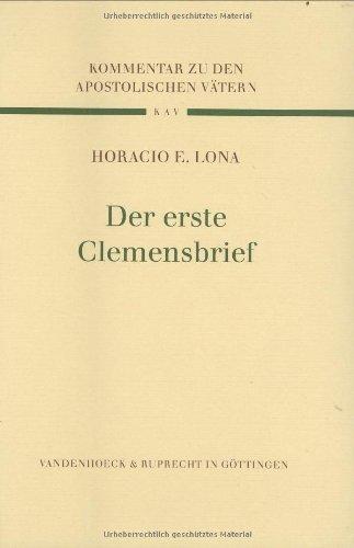 Kommentar zu den Apostolischen Vätern (KAV), 8 Bde., Bd.2, Der erste Clemensbrief