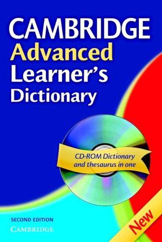 Cambridge Advanced Learner's Dictionary Hardback with CD ROM with CDROM