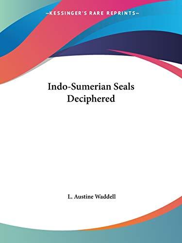 Indosumerian Seals Deciphered 1972