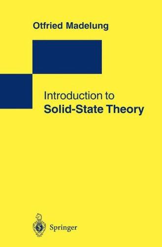 Introduction to Solid-State Theory (Springer Series in Solid-State Sciences)