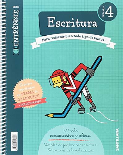 CUADERNO ESCRITURA SERIE ENTRENATE 4 PRIMARIA