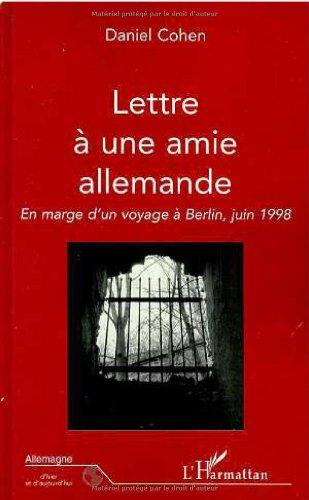 Eaux dérobées. Vol. 4. Lettre à une amie allemande : à Inge Pénot-Eberhardt, en marge d'un voyage à Berlin, juin 1998