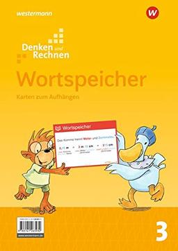 Denken und Rechnen - Allgemeine Ausgabe 2017: Wortspeicherkarten 3