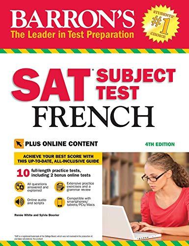 Barron's SAT Subject Test French with Online Tests