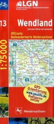 LGN Radwanderkarte Niedersachsen, Bl.13, Wendland