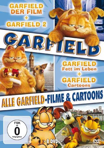 Garfield - Alle Garfield-Filme und Cartoons [8 DVDs]