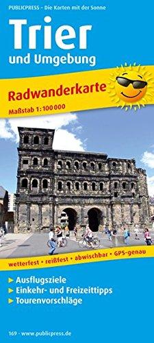 Trier und Umgebung: Radwanderkarte mit Ausflugszielen, Einkehr- & Freizeittipps, wetterfest, reissfest, abwischbar, GPS-genau. 1:100000