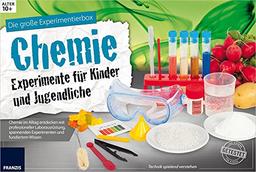 Die große Experimentierbox Chemie - Experimente für Kinder und Jugendliche: Chemie im Alltag entdecken mit professioneller Laborausrüstung, spannenden Experimenten und fundiertem Wissen.