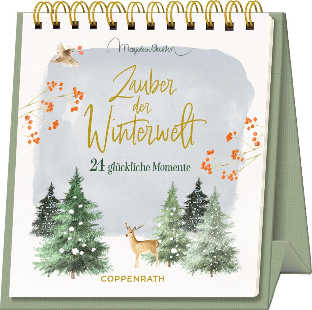 Tisch-Adventskalender – Zauber der Winterwelt: 24 glückliche Momente