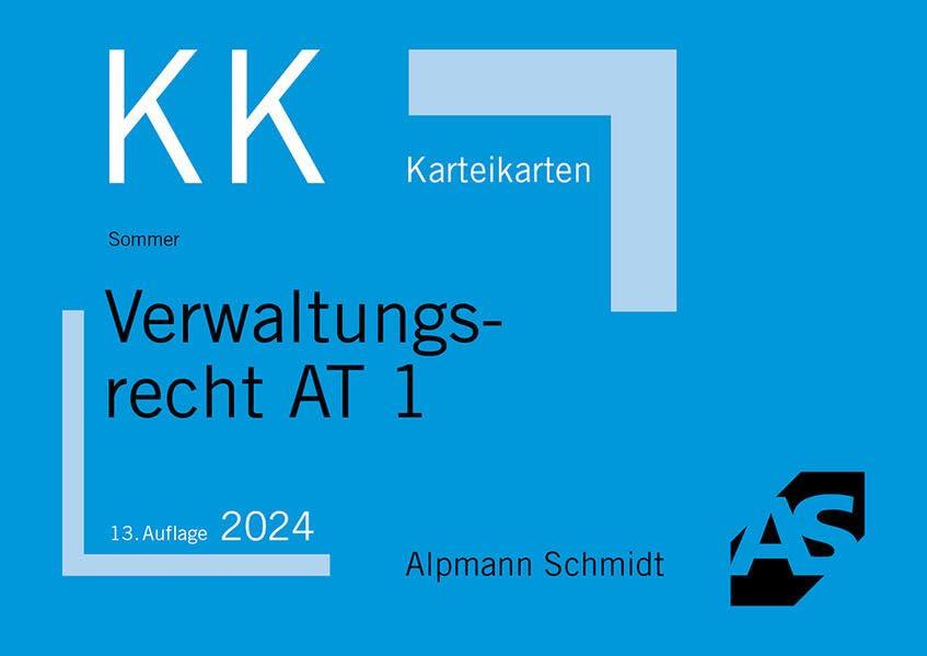 Karteikarten Verwaltungsrecht AT 1 (Karteikarten Öffentliches Recht)