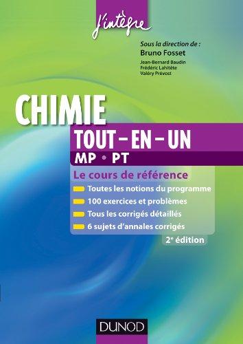 Chimie : tout-en-un, MP-PT : le cours de référence