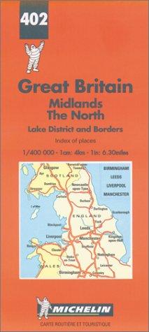 Michelin Karten, Bl.502 : Northern England, Midlands: Midlands-North-Lake District (Michelin Maps)